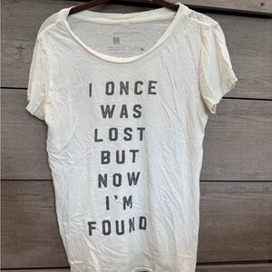 Cream Graphic Short Sleeve Tee